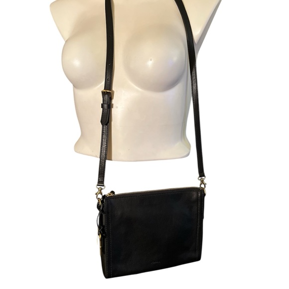 FOSSIL EMMA LEATHER CROSSBODY BAG - Picture 2 of 12